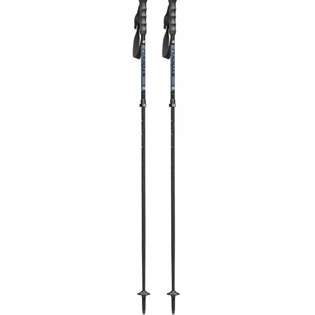 Stöckli Carbon Pro Vario skistokken black - 105 - 135 cm< Skistokken|Wintersport