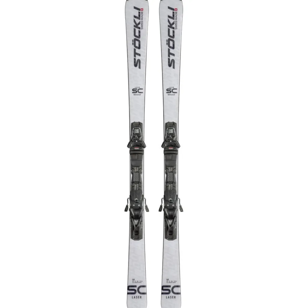 Stöckli Laser SC 24 - 25 ski's met SRT 12 binding black< Ski's|Wintersport