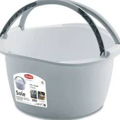 Emmers & Bakken-Stefanplast Ronde afwasteil met hengsels 16 liter assorti