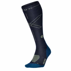 Wandelsokken|Wandelsokken-STOX Energy Socks Merino Hiking wandel compressiesokken heren dark blue olive