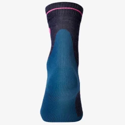 Wandelsokken|Wandelsokken-STOX Energy Socks  Merino Hiking wandel compressiesokken dames dark blue pink