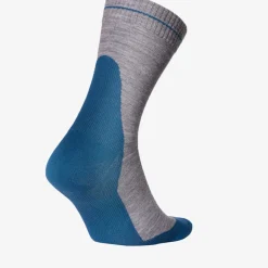 Wandelsokken|Wandelsokken-STOX Energy Socks  Merino Hiking wandel compressiesokken heren silver grey teal