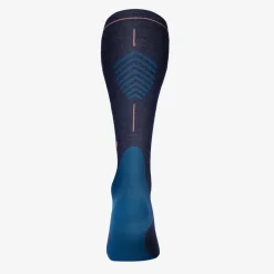 STOX Energy Socks  Merino Hiking wandel compressiesokken dames dark blue coral< Wandelsokken|Wandelsokken