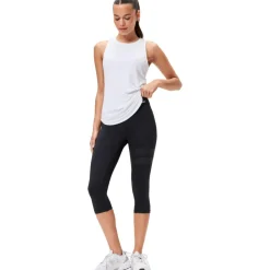 Stronger Airy Racerback tanktop dames white - M< Sportshirt