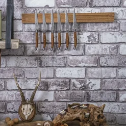 Hulpmiddelen-Style de Vie  Magnetisch messenrek acacia