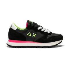 SUN68 Ally Solid Nylon schoenen dames black yellow fluo< Schoenen