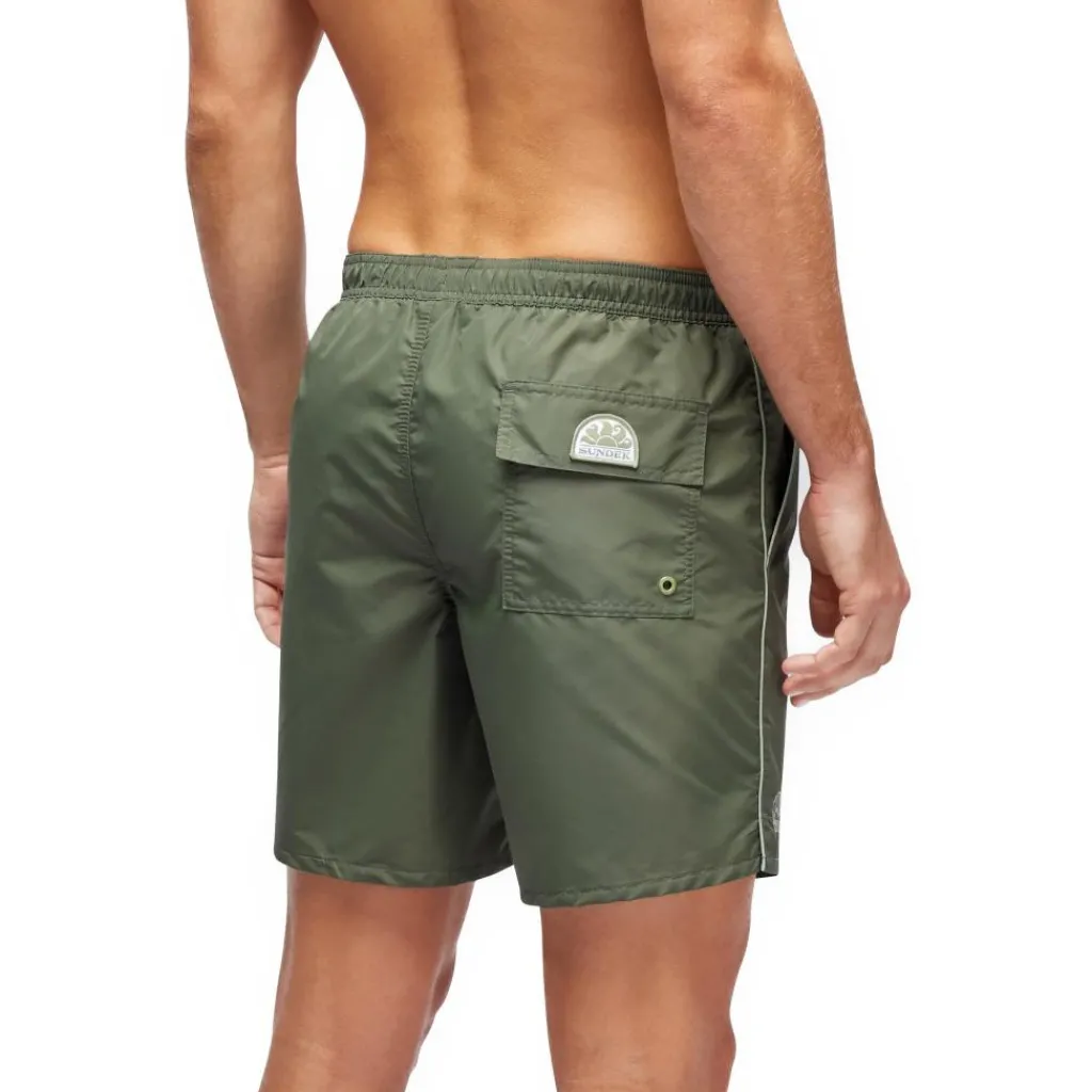 Sundek M420BDTA100 zwembroek heren dark ar green< Zwembroek