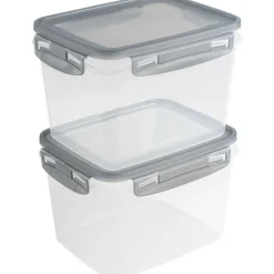 Vershouddozen-Sunware Club Cuisine vershouddoos 1,9 liter transparant  grijs 2-pack