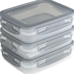 Vershouddozen-Sunware Club Cuisine vershouddoos 700 ml transparant grijs  3-pack