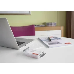 Sunware Q-Line opbergbox 0,2 liter transparant metallic< Opbergboxen & Kratten