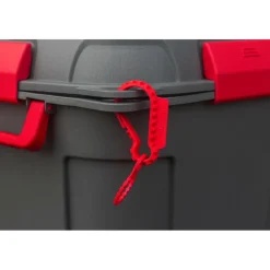 Sunware Q-line opbergbox 130 liter antraciet rood< Opbergboxen & Kratten