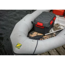 Sunware Q-line opbergbox 130 liter antraciet rood< Opbergboxen & Kratten