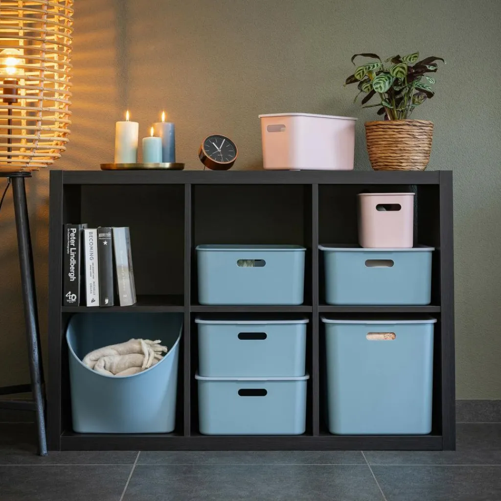 Sunware Sigma Home opbergmand 27 liter blauw< Opbergboxen & Kratten