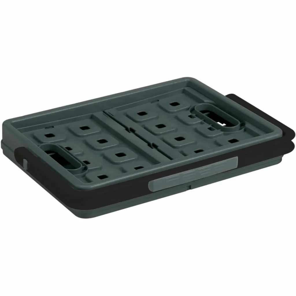Opbergboxen & Kratten-Sunware Square Folda vouwkrat met handgreep 24 liter antraciet