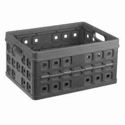 Opbergboxen & Kratten-Sunware Square Folda vouwkrat 46 liter antraciet