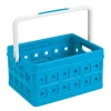 Sunware Square Folda vouwkrat met handgreep 24 liter blauw< Opbergboxen & Kratten