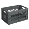 Opbergboxen & Kratten-Sunware Square Heavy Duty vouwkrat 45 liter antraciet