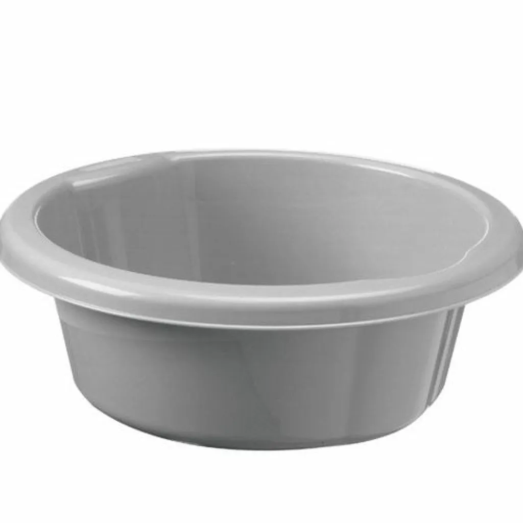 Sunware Water-line emmer + afwasteil 5 + 12 liter zilver< Emmers & Bakken