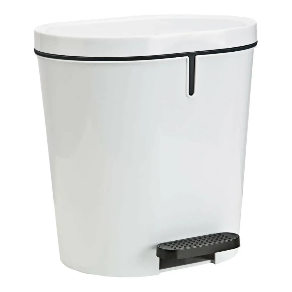 Sunware Zamora pedaalemmer 8 liter wit< Emmers & Bakken