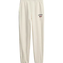 Superdry Athletic Essential Boyfriend joggingbroek dames desert bone off white< Broeken
