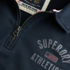 Truien & Vesten-Superdry Athletic Essentials sweater dames eclipse navy