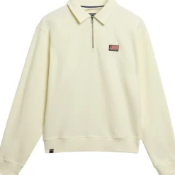 Truien & Vesten-Superdry Athletic Essentials sweater dames off white