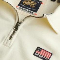 Truien & Vesten-Superdry Athletic Essentials sweater dames off white