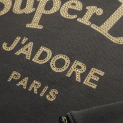 Truien & Vesten-Superdry Brand Mark sweater dames vintage black