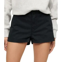 Superdry Chino short dames eclipse navy< Broeken