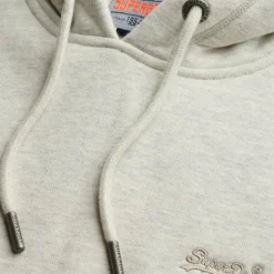 Truien & Vesten-Superdry Essential hoodie heren straw grey