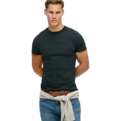 Superdry Essential shirt heren eclipse navy< Shirts, Polo's & Blouses