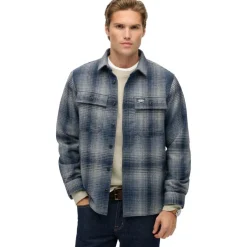 Superdry Miller overhemd heren ombre blue< Shirts, Polo's & Blouses