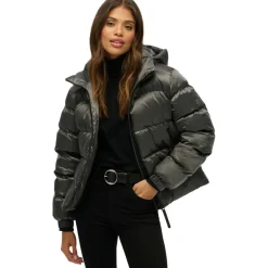 Superdry Sports winterjas dames black sheen< Jassen