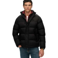 Jassen-Superdry Tech winterjas heren black