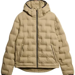Jassen-Superdry winterjas heren canyon sand brown