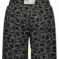 SuperRebel Bay all over print zwembroek junior multi black white< Zwembroek