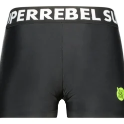 SuperRebel Diablo zwemboxer junior black< Zwembroek