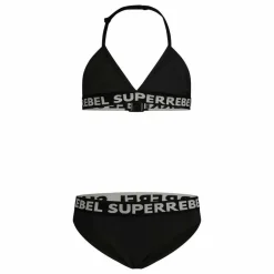 SuperRebel Isla triangle bikini junior black< Bikini