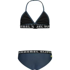SuperRebel Isla Triangle bikini junior navy< Bikini