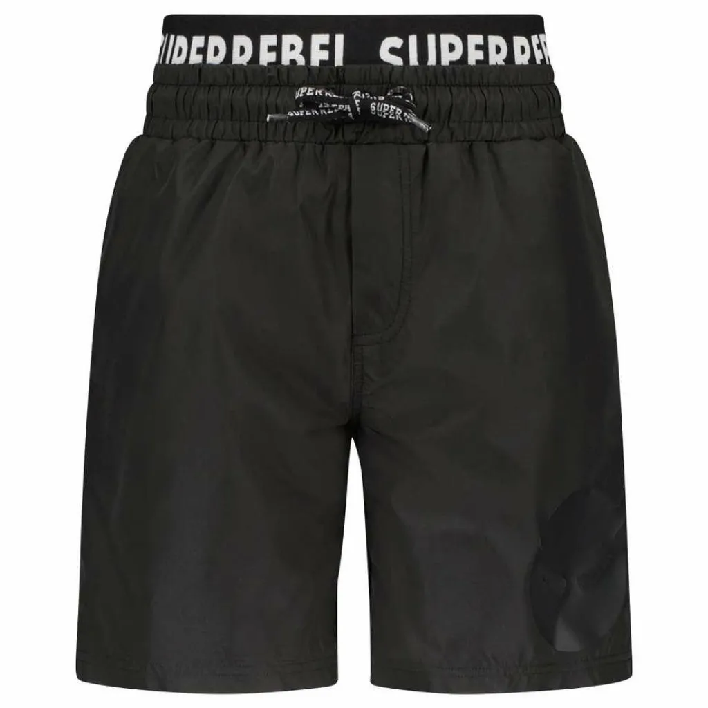 Zwembroek-SuperRebel Rocky Plain zwembroek junior black