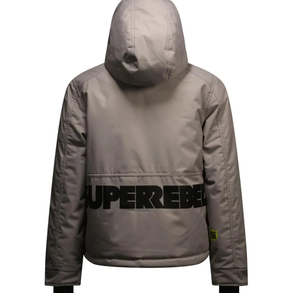 SuperRebel SPACE winterjas junior ash grey< Ski Jassen|Wintersport