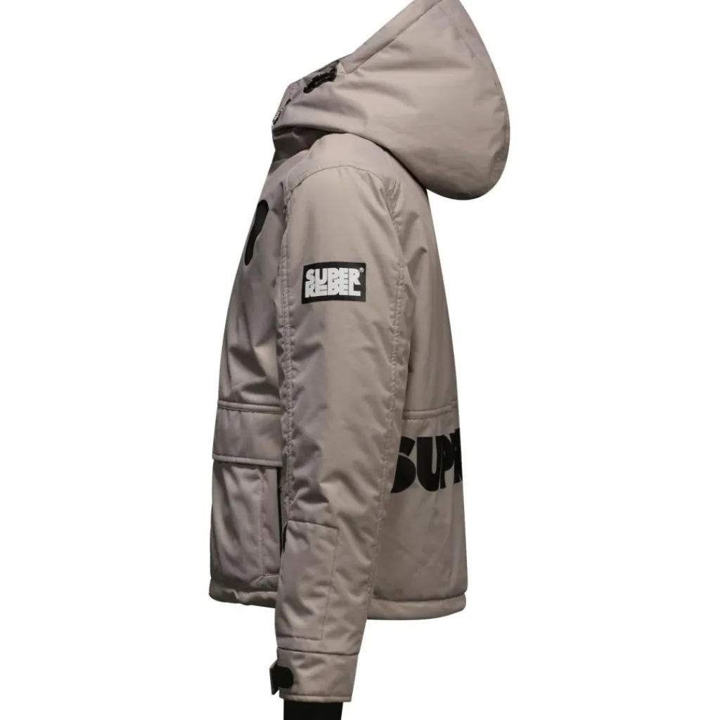 SuperRebel SPACE winterjas junior ash grey< Ski Jassen|Wintersport