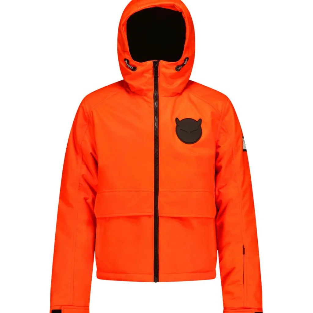 SuperRebel SPACE winterjas junior neon orange< Ski Jassen|Wintersport