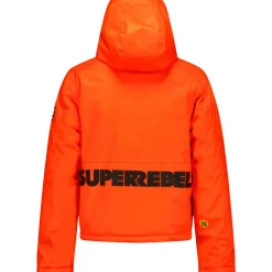 SuperRebel SPACE winterjas junior neon orange< Ski Jassen|Wintersport