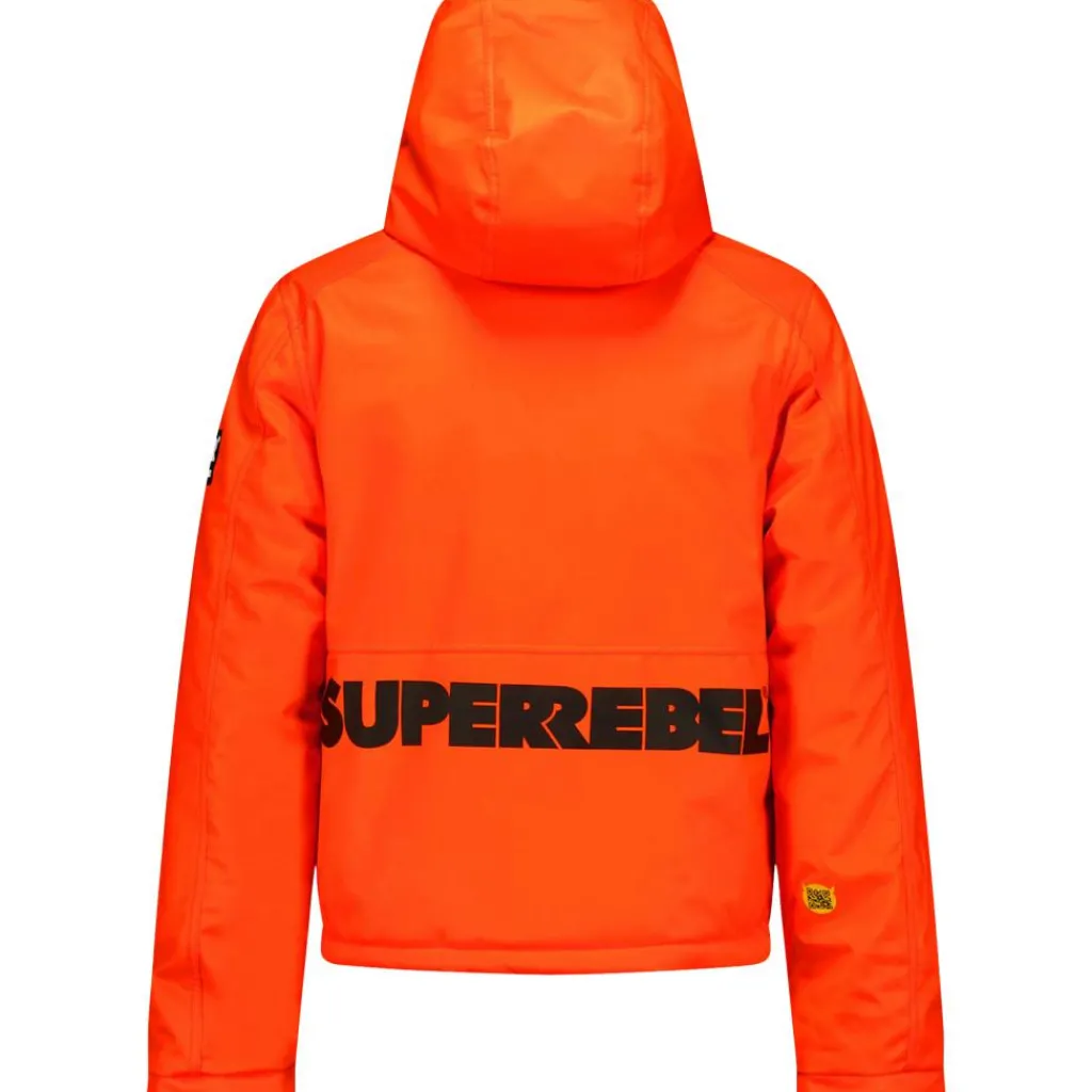 SuperRebel SPACE winterjas junior neon orange< Ski Jassen|Wintersport