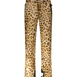 Skibroeken|Wintersport-SuperRebel SPEAK skibroek junior brown leopard