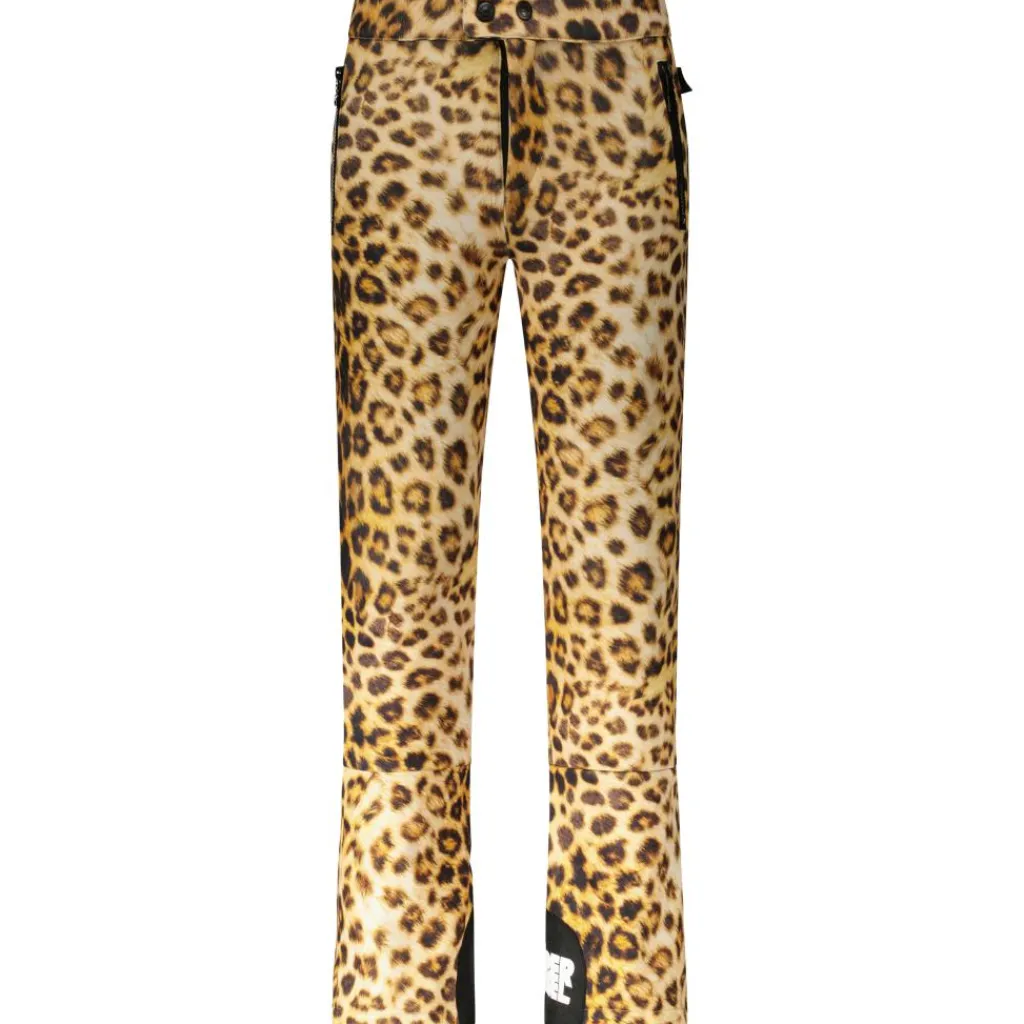 Skibroeken|Wintersport-SuperRebel SPEAK softshell skibroek junior leopard
