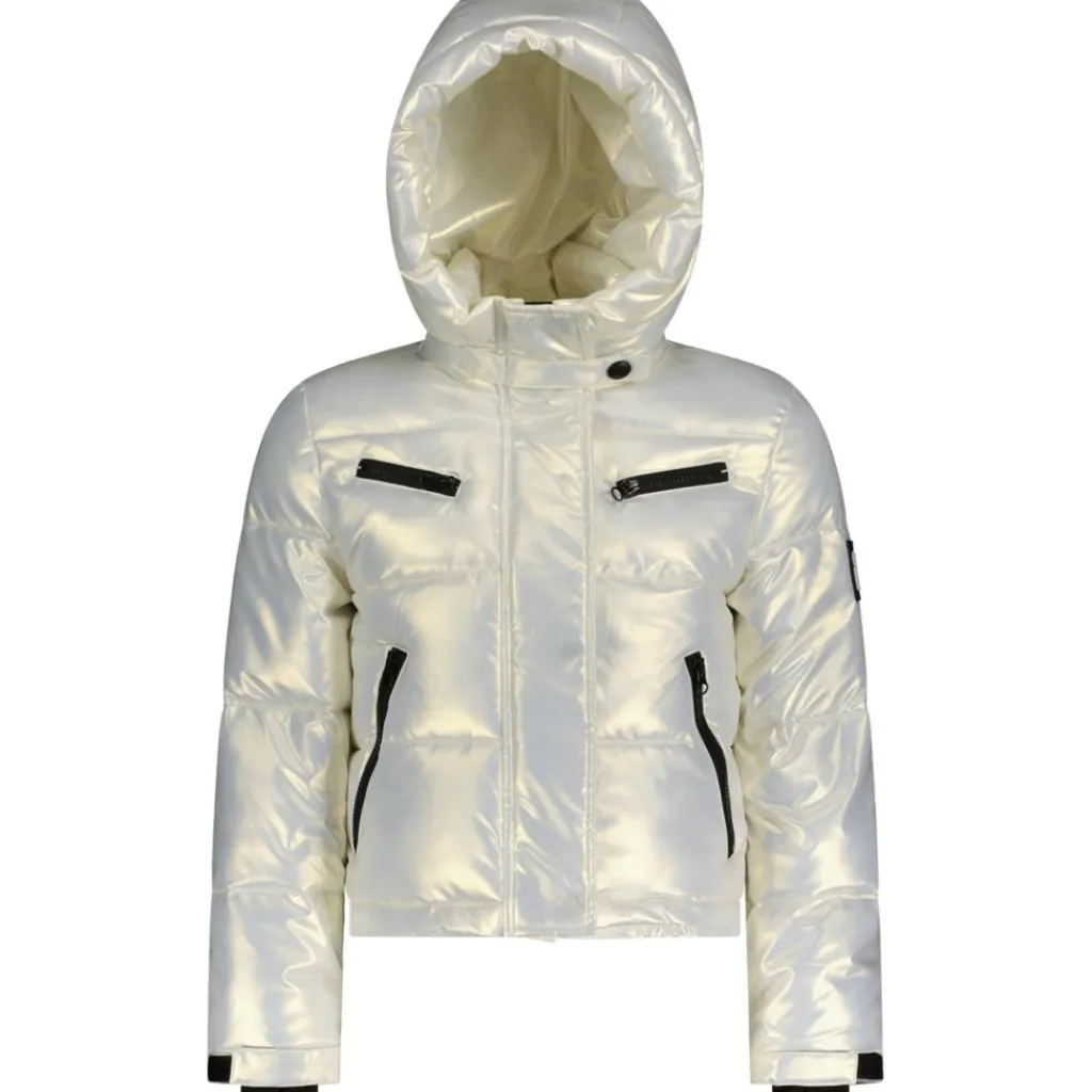 SuperRebel SPICY winterjas junior winter white< Ski Jassen|Wintersport