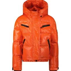 SuperRebel SPICY winterjas junior metallic mandarin< Ski Jassen|Wintersport