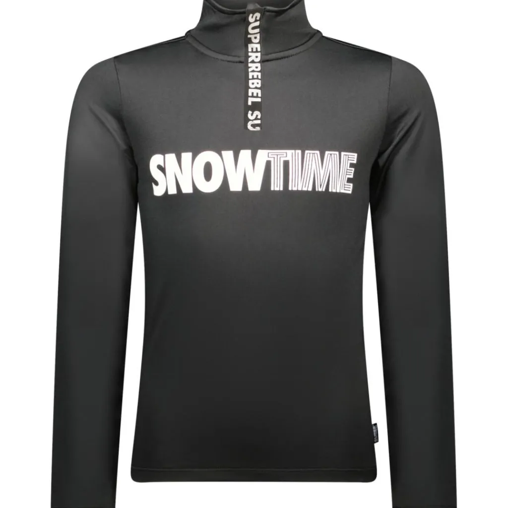 Skipullies|Wintersport-SuperRebel SPURT skipully junior black snowtime